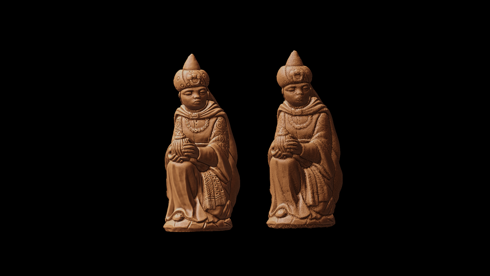 remastering the nativity figurines casper 04